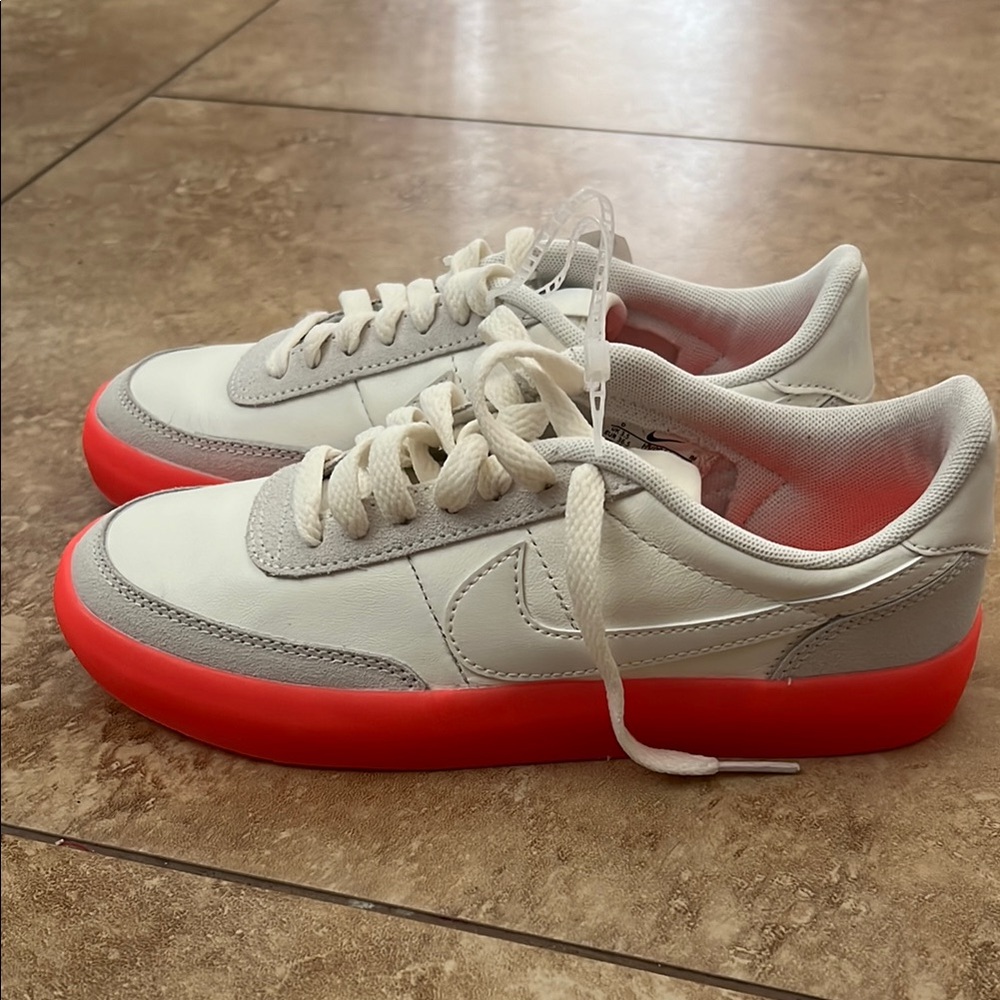 Nike Women's Sneakers White and Neon Pink/Coral - NWT